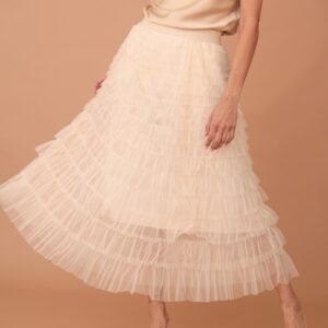 ELAIN TUTU SKIRT - BEIGE