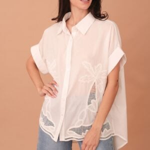 CALLIOPE PALM TREE MONOCHROME SHIRT
