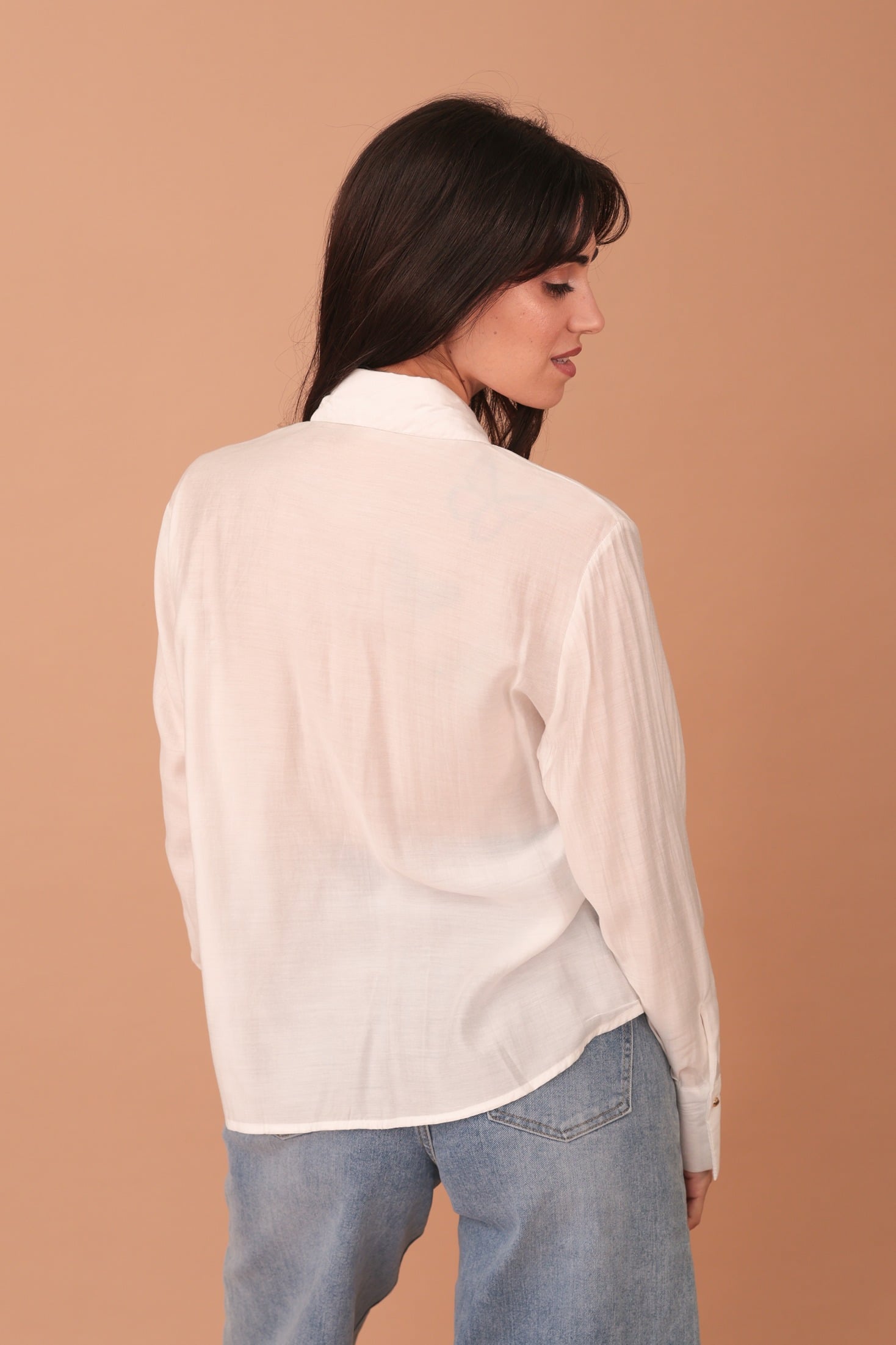 KEISHA SHIRT MIX BUTTONS - WHITE - Image 2