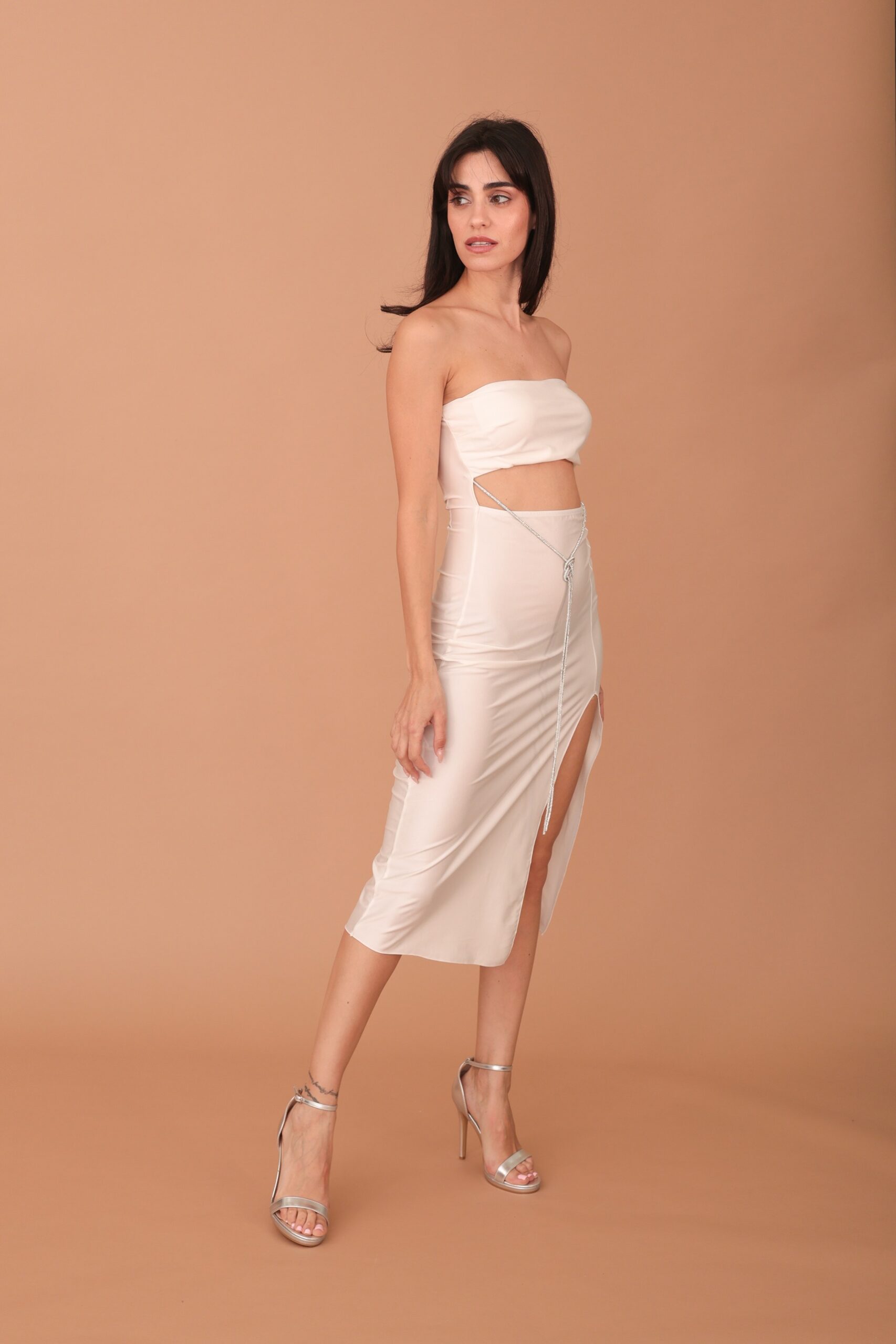 SELENE DRESS - WHITE - Image 3