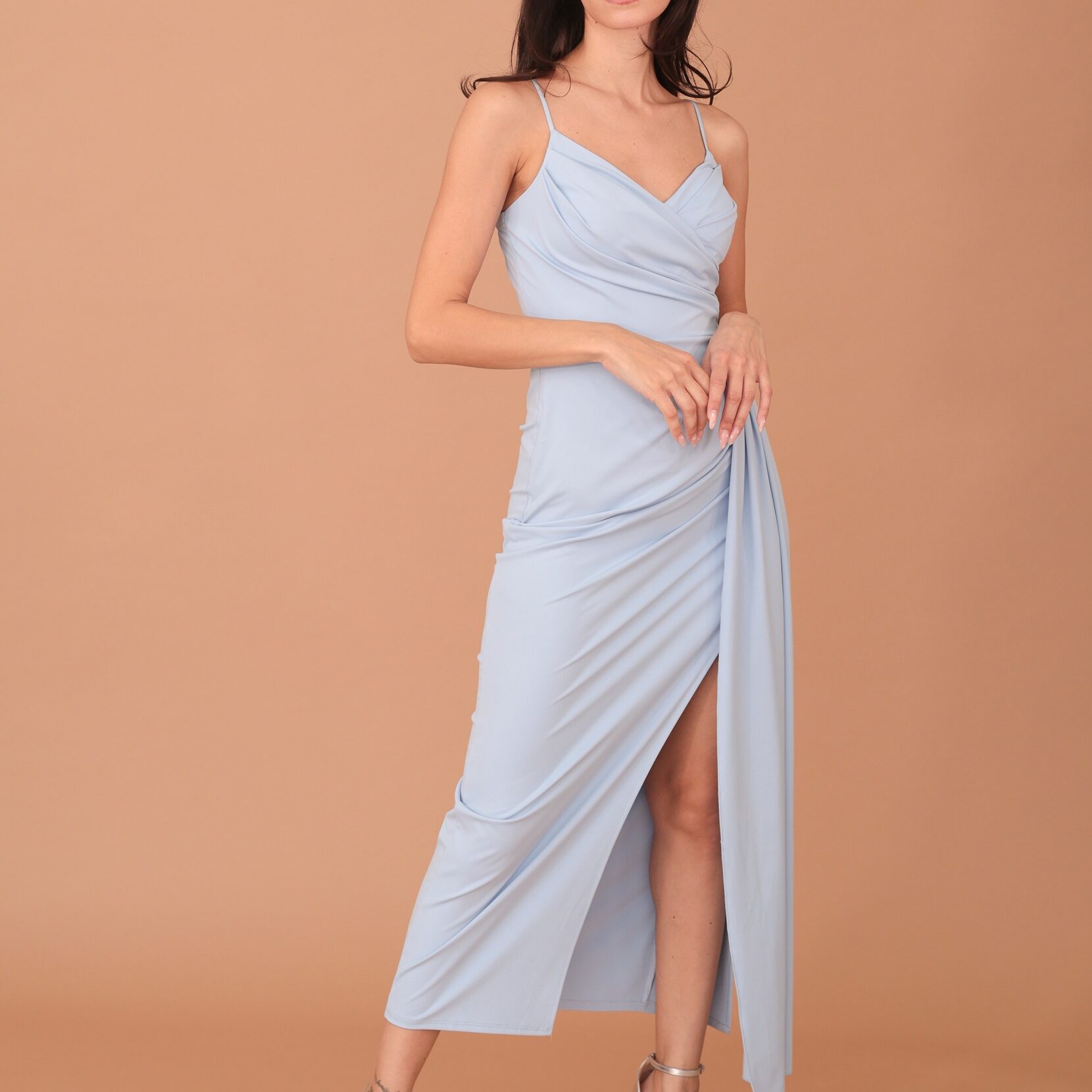 NYRA DRESS - SKY BLUE