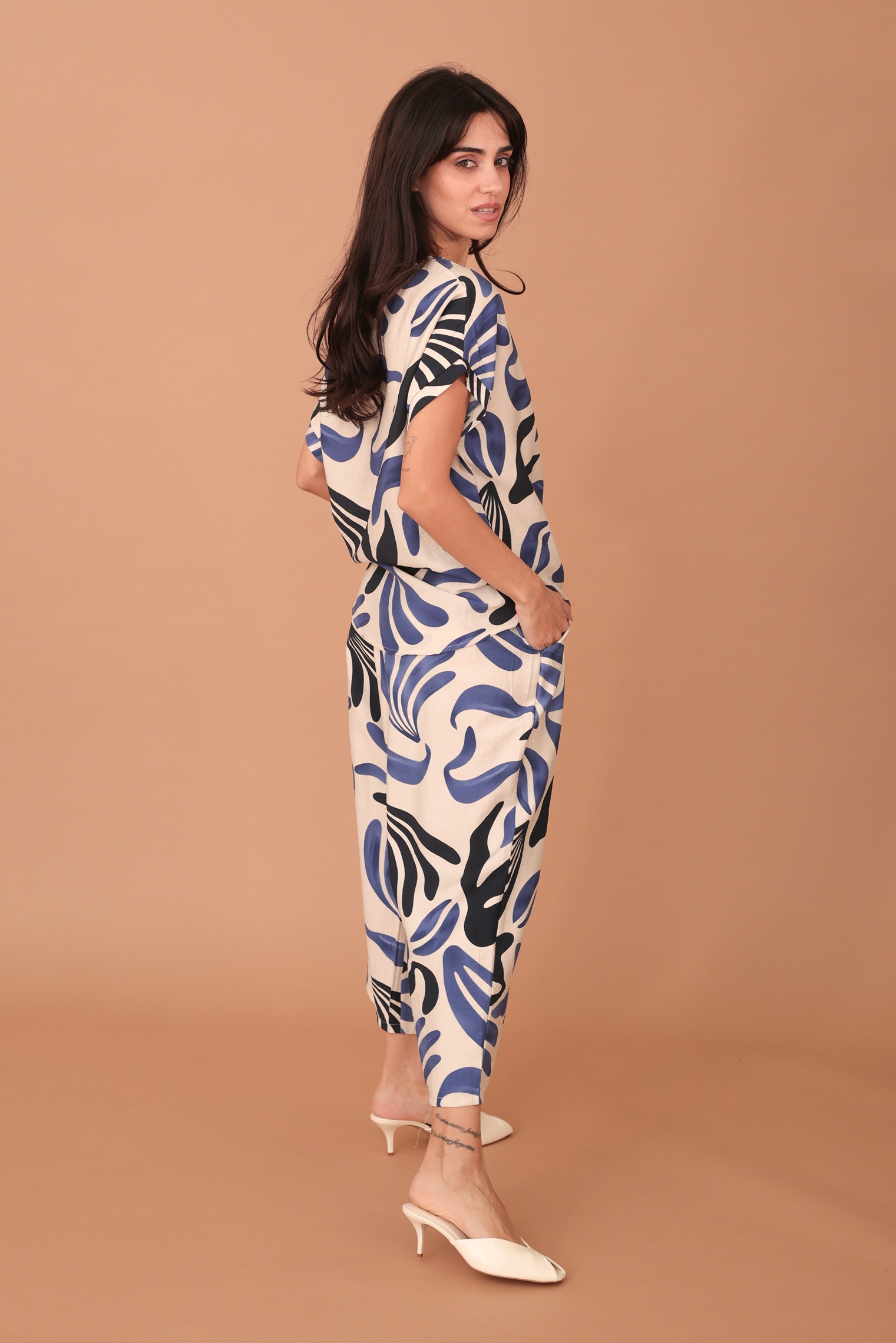 GEMINI TROUSERS - BLUE - Image 3