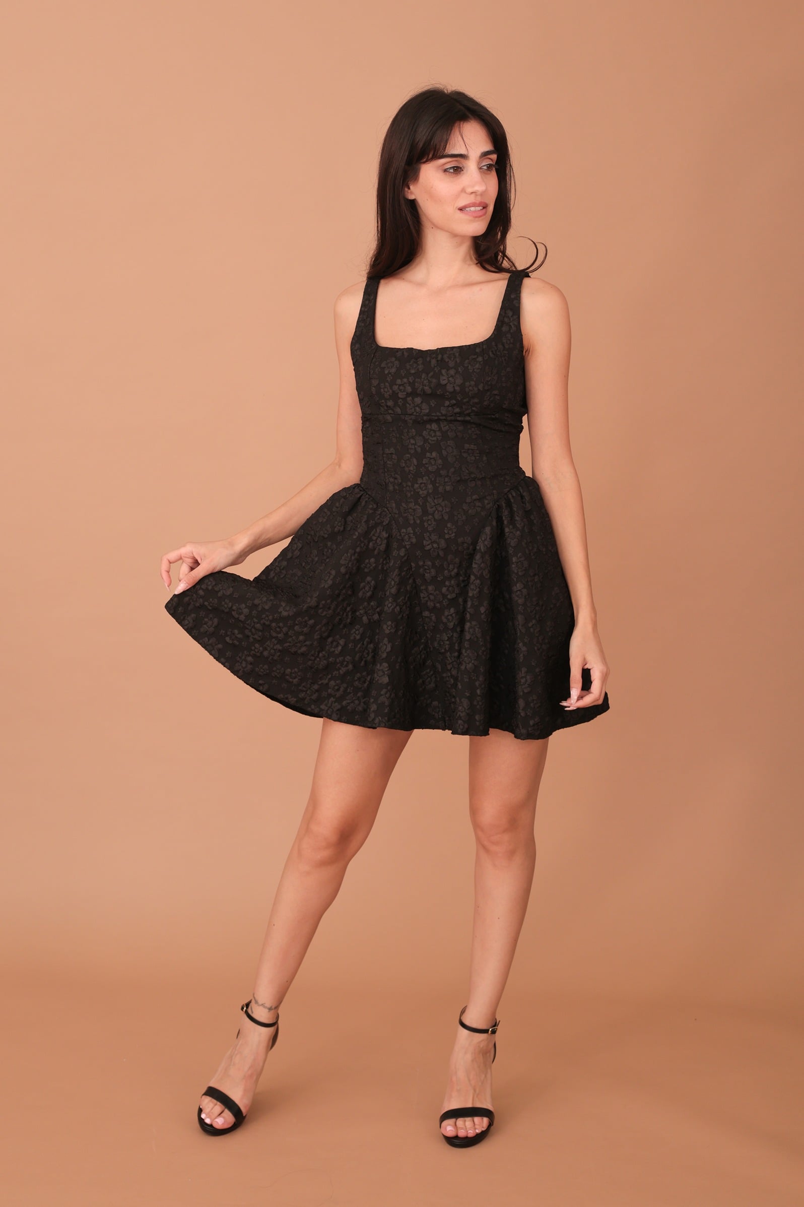 JUNIA DRESS - BLACK - Image 4