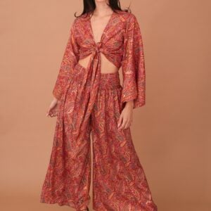 ESME PAISLEY SET - RED