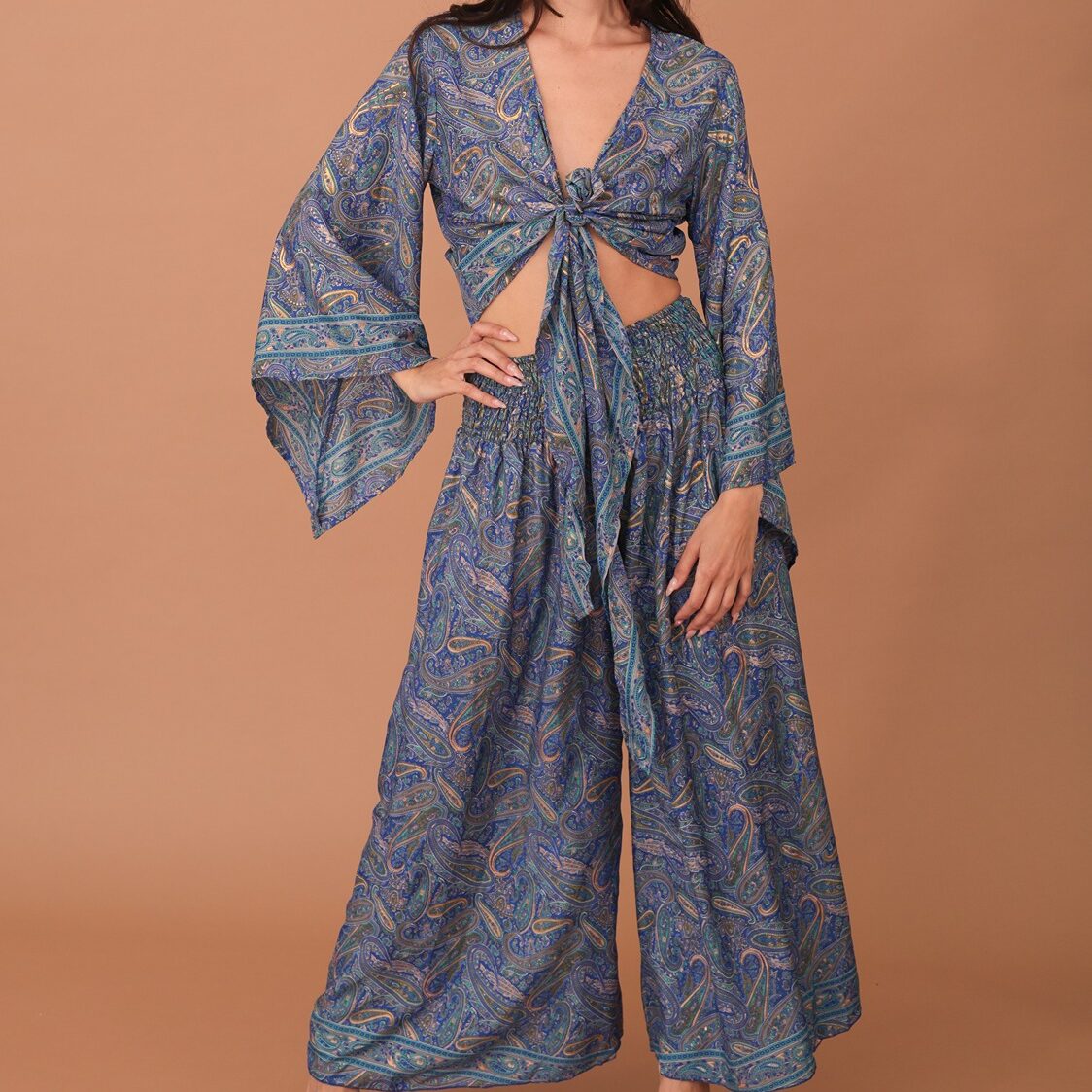 ESME PAISLEY SET - BRIGHT BLUE