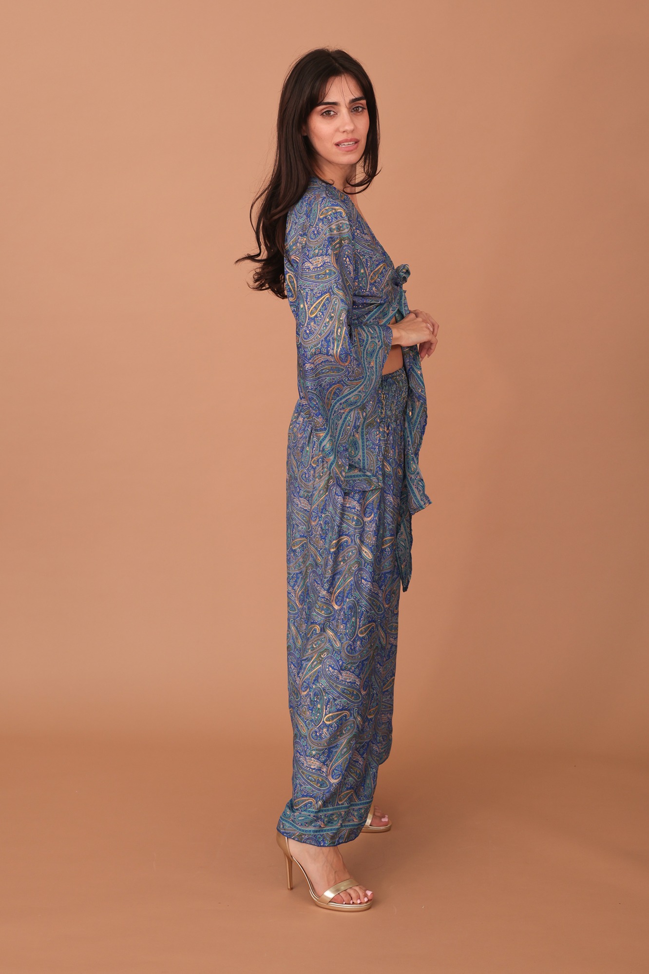 ESME PAISLEY SET - BRIGHT BLUE - Image 4