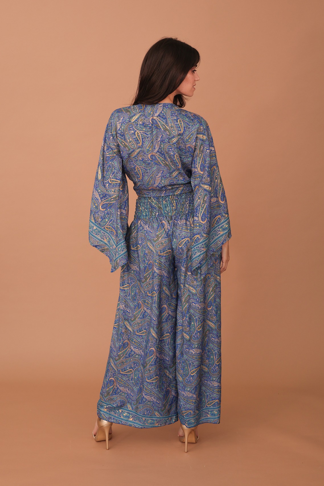ESME PAISLEY SET - BRIGHT BLUE - Image 2