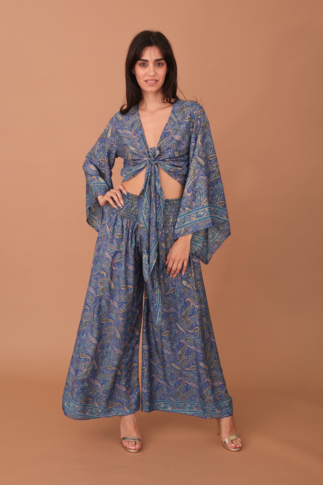 ESME PAISLEY SET - BRIGHT BLUE - Image 3
