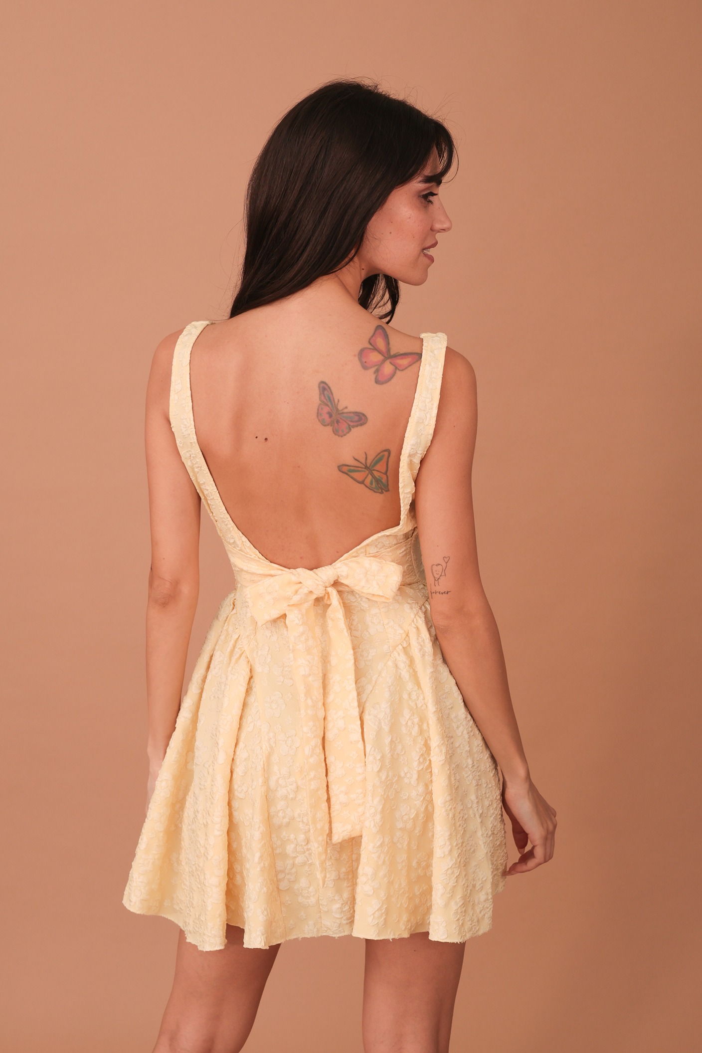 JUNIA DRESS - BUTTER YELLOW - Image 2