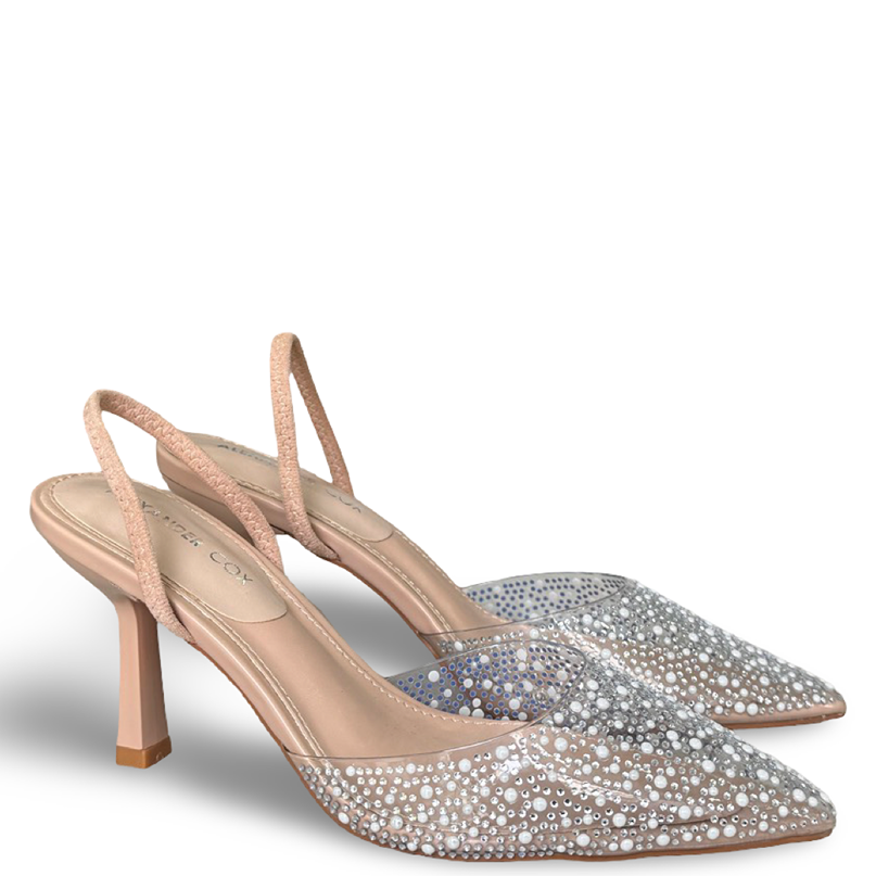GISELLE TRANSLUCENT CRYSTAL HEELS - Image 3