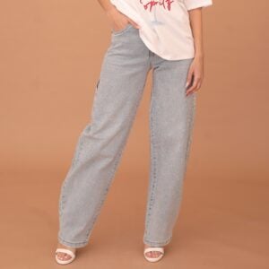 DAPHNE CRYSTAL BANANA DENIM - LIGHT BLUE
