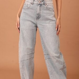 PHOEBE LIGHT BLUE BANANA DENIM