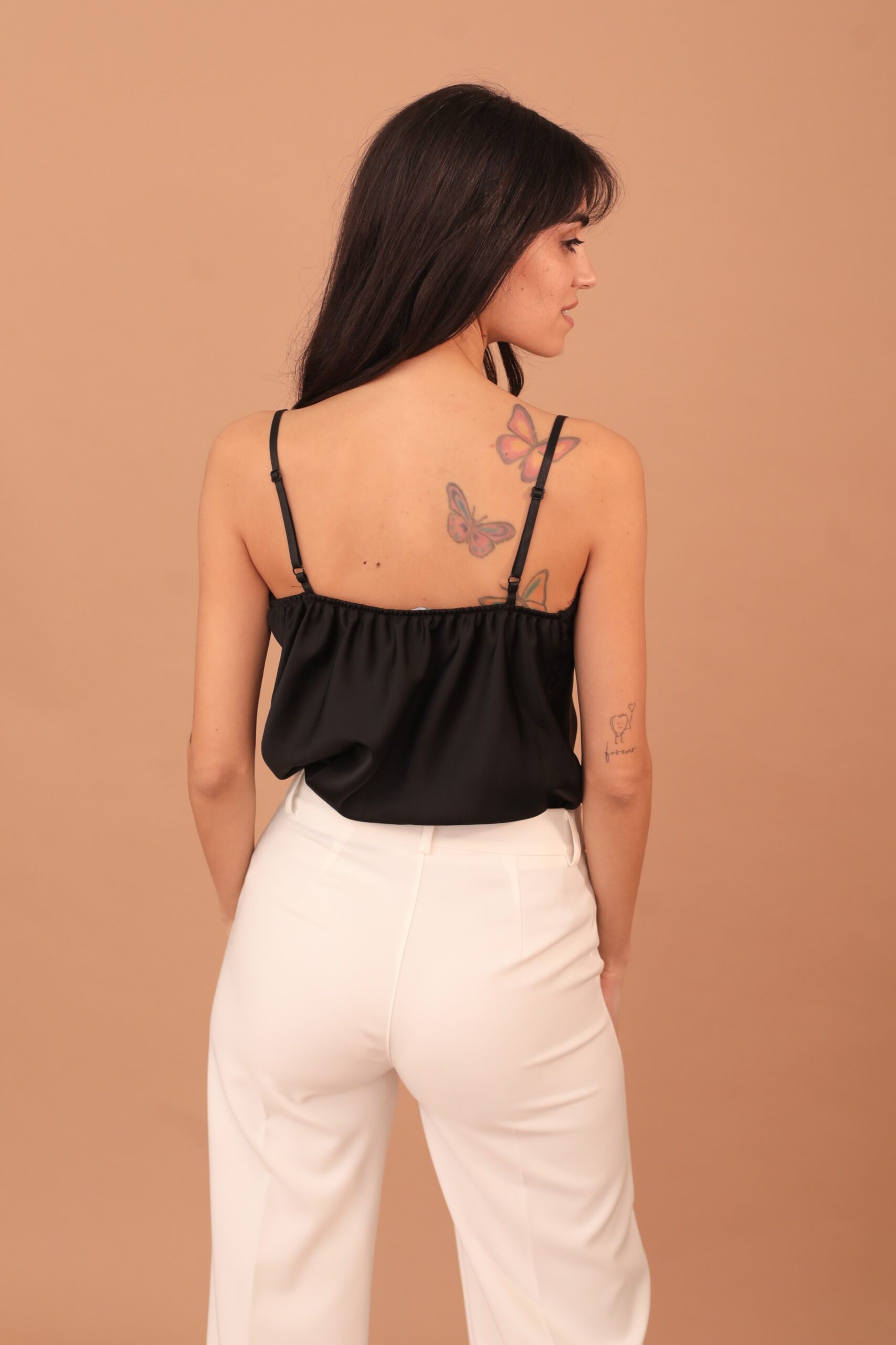 TIERA LACED TOP - BLACK - Image 2