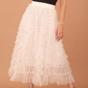 ELAIN TUTU SKIRT - WHITE