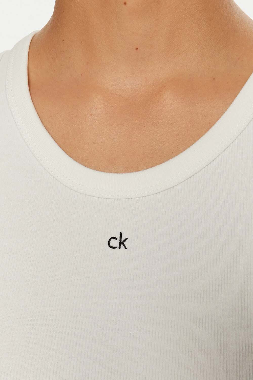 CALVIN KLEIN TANK TOP - WHITE - Image 3