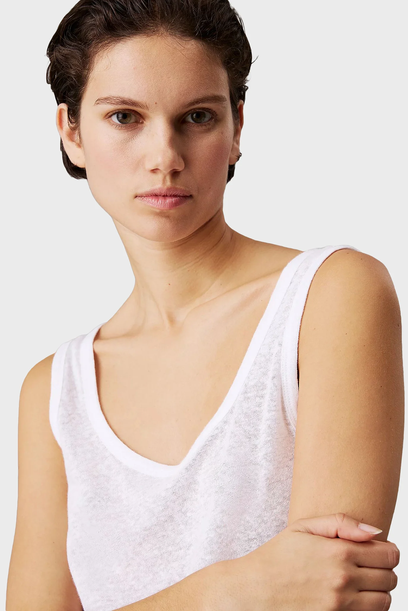 CALVIN KLEIN JERSEY LOGO T-SHIRT - WHITE - Image 4