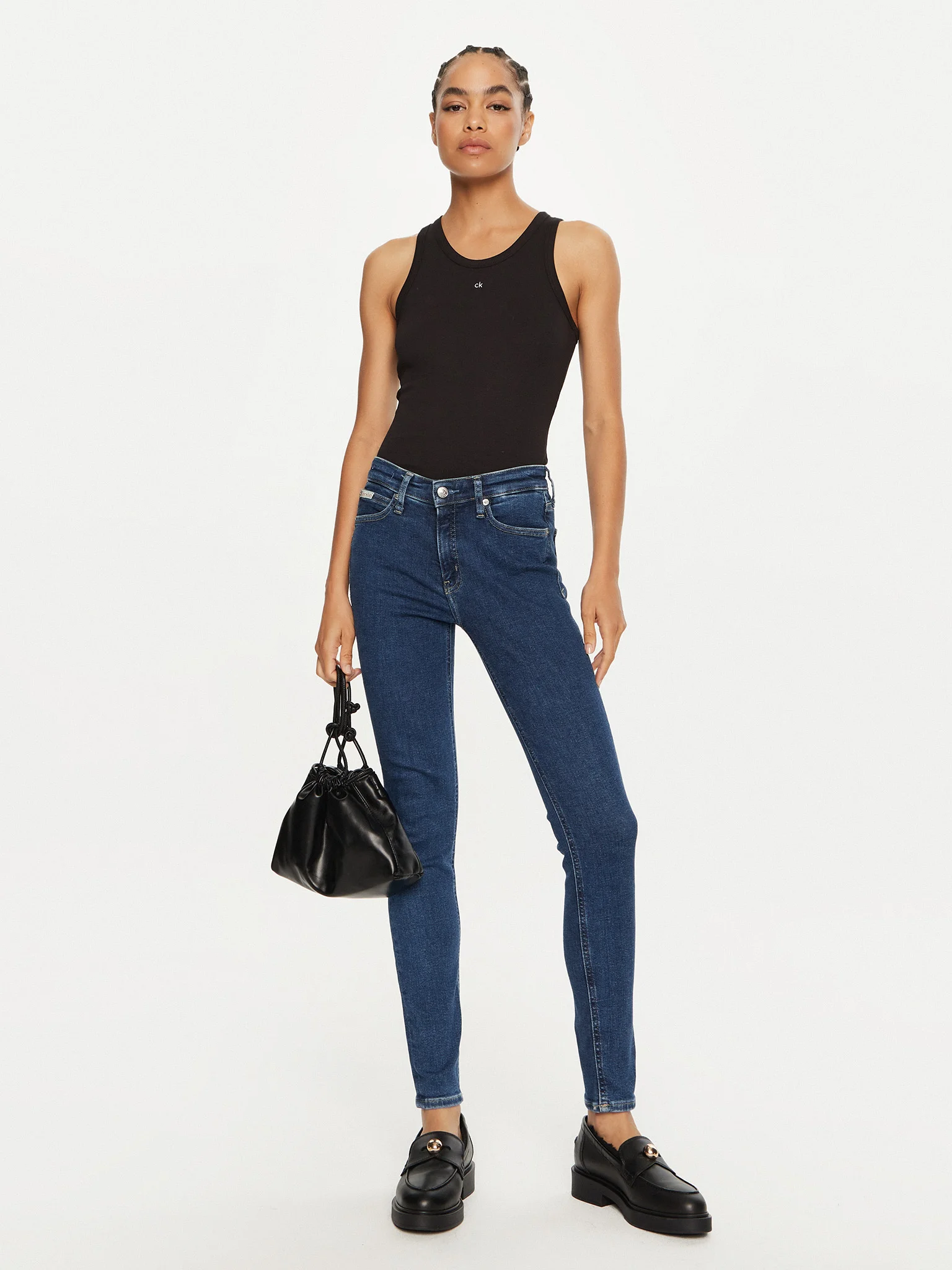 CALVIN KLEIN TANK TOP - BLACK - Image 3