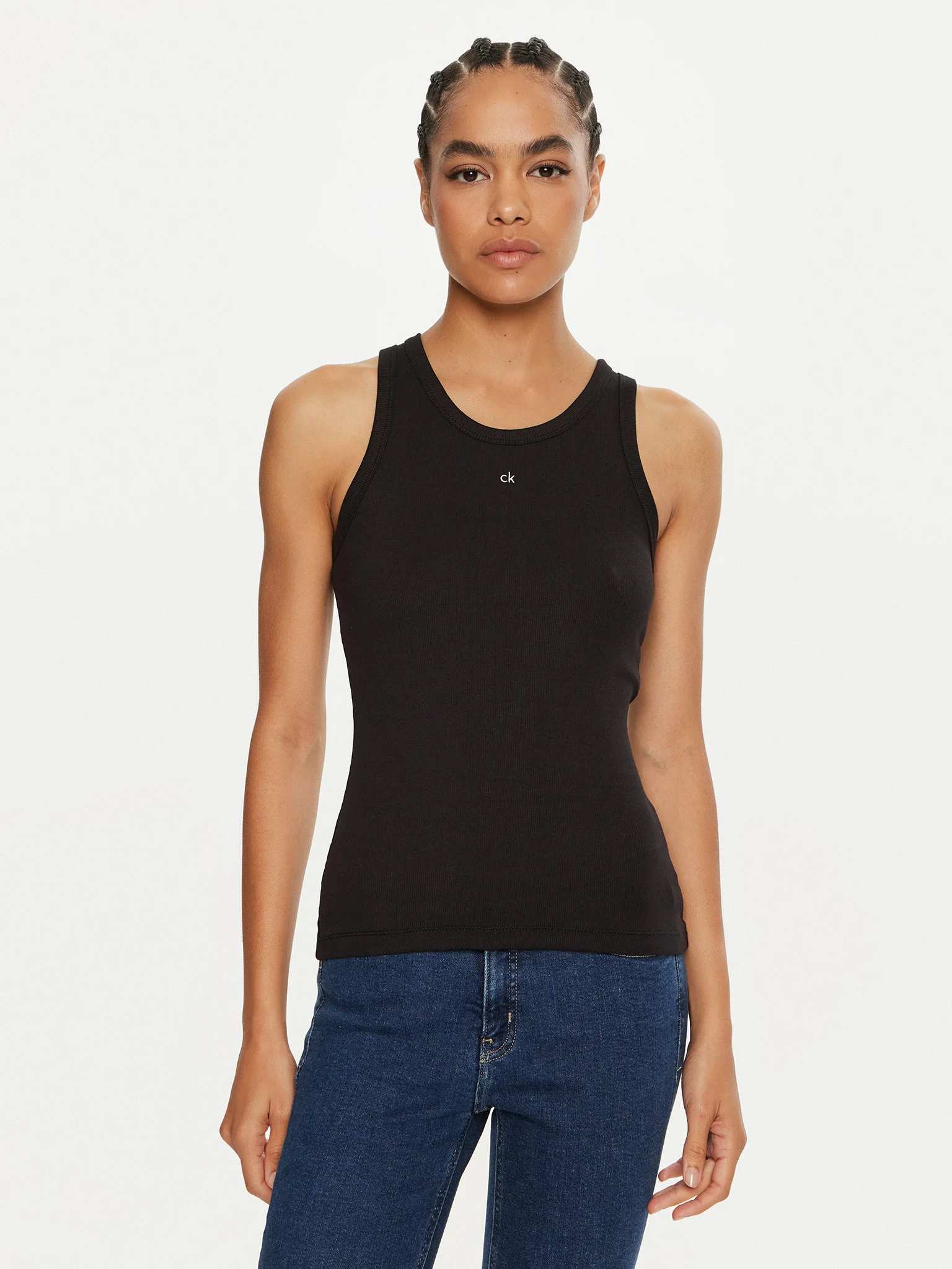 CALVIN KLEIN TANK TOP - BLACK - Image 4