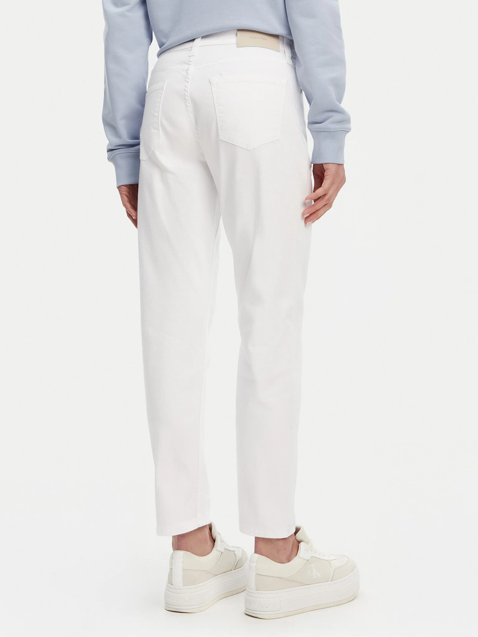 CALVIN KLEIN STRAIGHT WHITE JEANS - Image 3