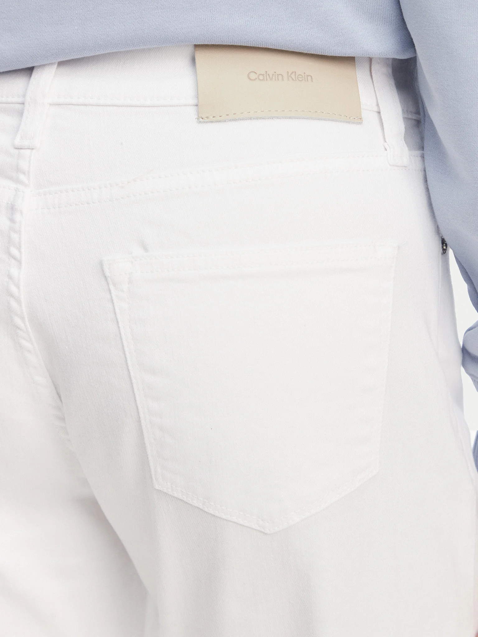 CALVIN KLEIN STRAIGHT WHITE JEANS - Image 2