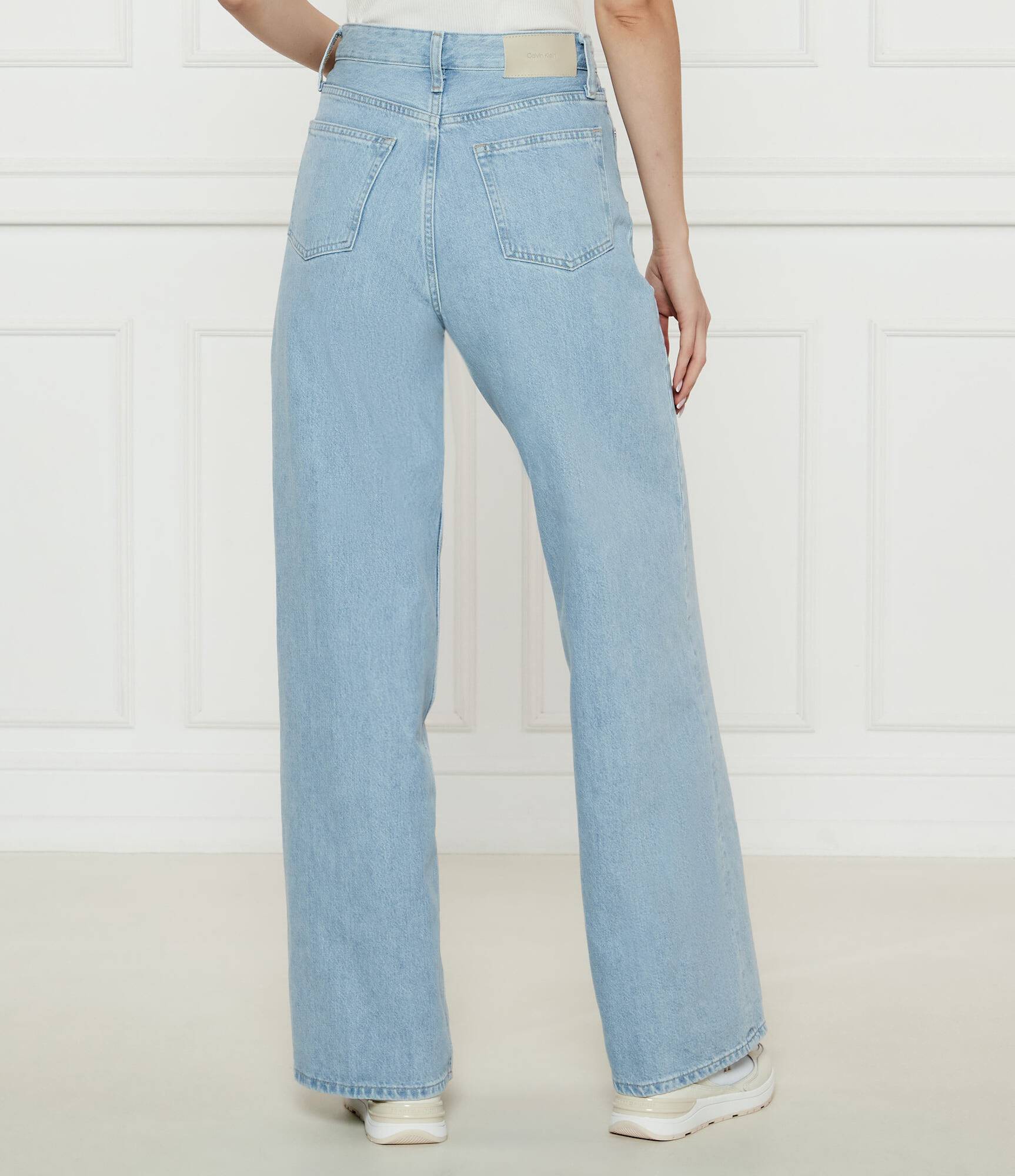 CALVIN KLEIN SKY BLUE WIDE JEANS - Image 2