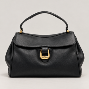 JUST CAVALLI LARGE EVELYN HANDBAG - BLACK