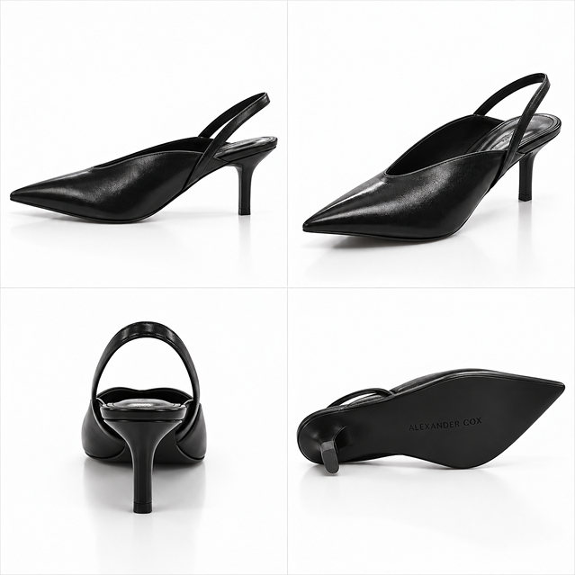 5CM V-POINT STRAPPED HEEL - Image 2