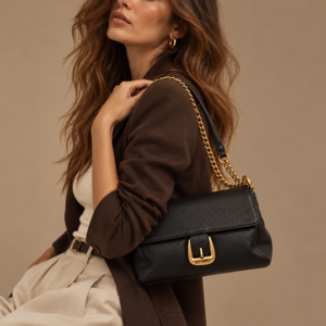 JUST CAVALLI MEDIUM EVELYN HANDBAG - BLACK