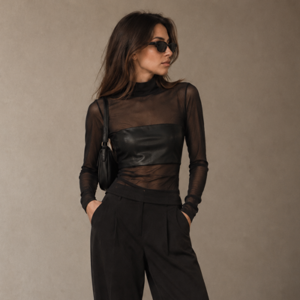 CLARA MESH BLOUSE