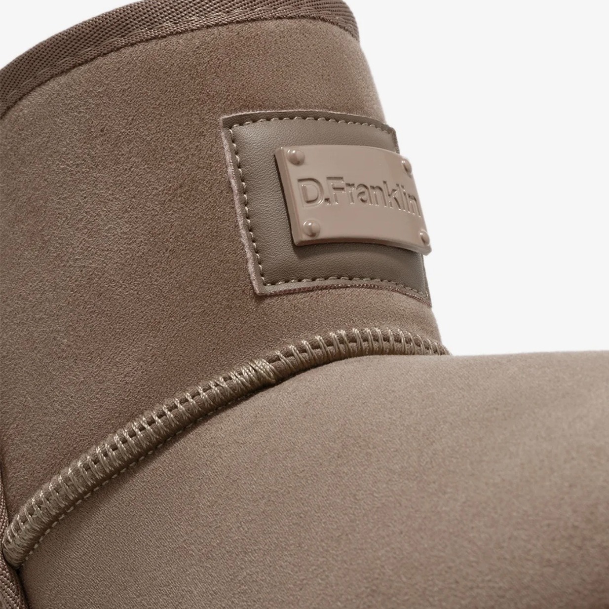 MID RISE FAUX-FUR LINED BOOTIES - TAUPE - Image 3
