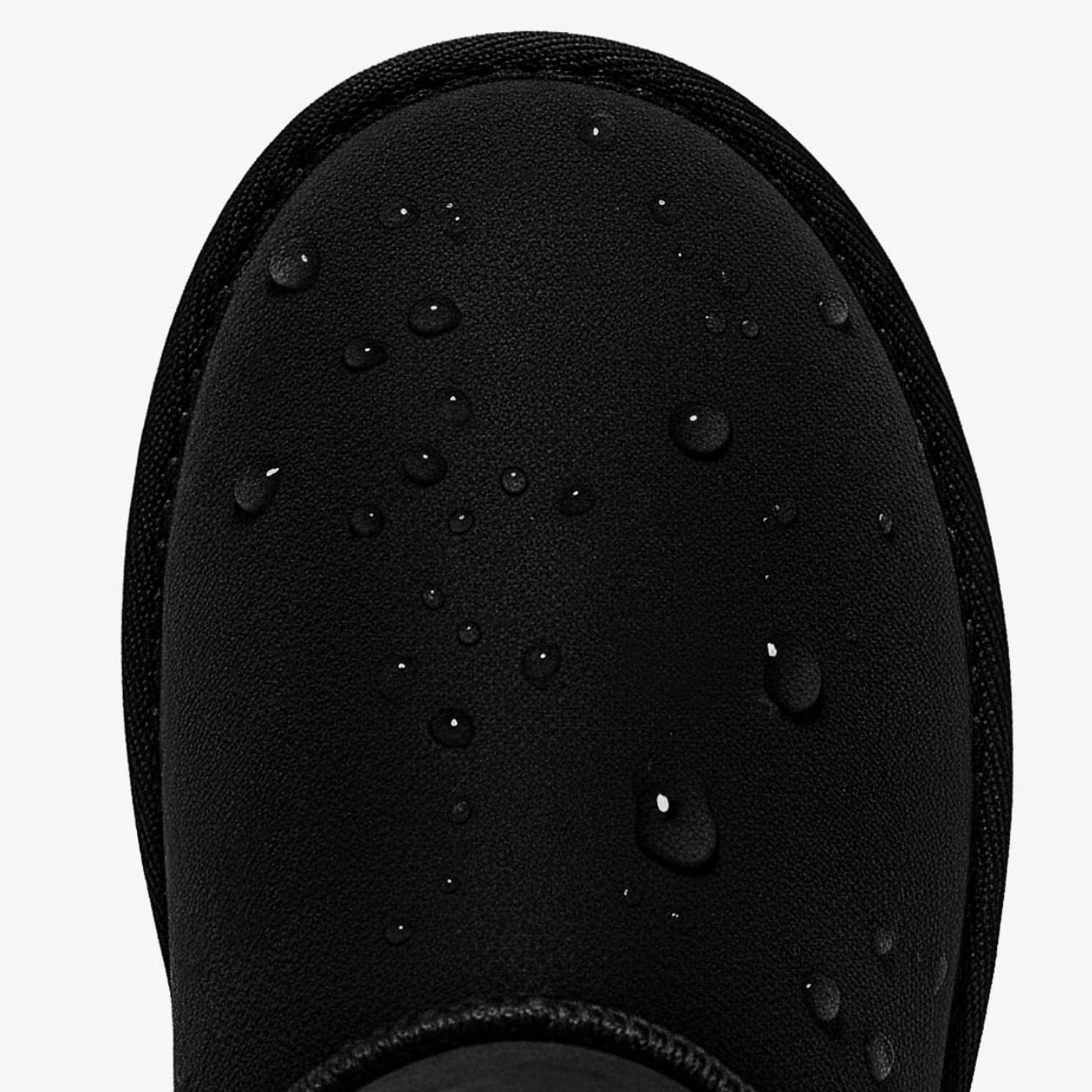 LOW RISE FAUX-FUR LINED FLATS - BLACK - Image 3