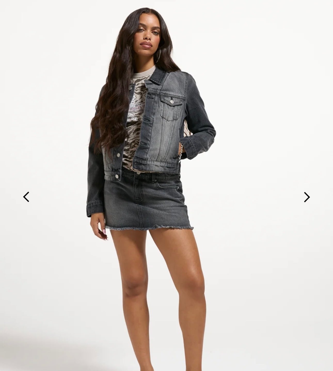 JUICY COUTURE CRYSTAL DENIM JACKET - BLACK - Image 5
