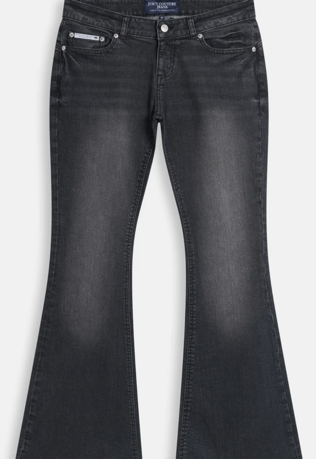 JUICY COUTURE CRYSTAL FLARED DENIM - BLACK - Image 3