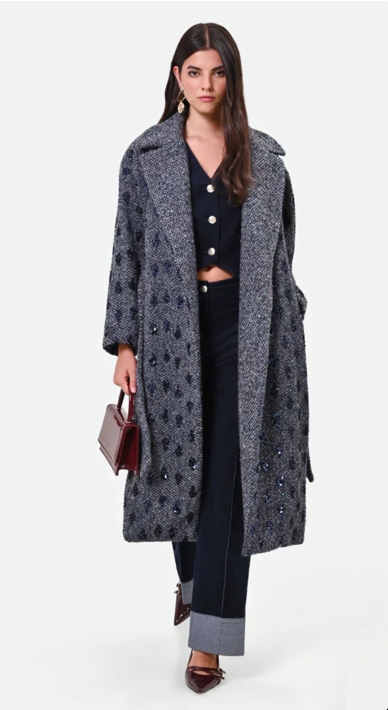GIORGIA PALMAS SEQUINNED COAT - Image 3