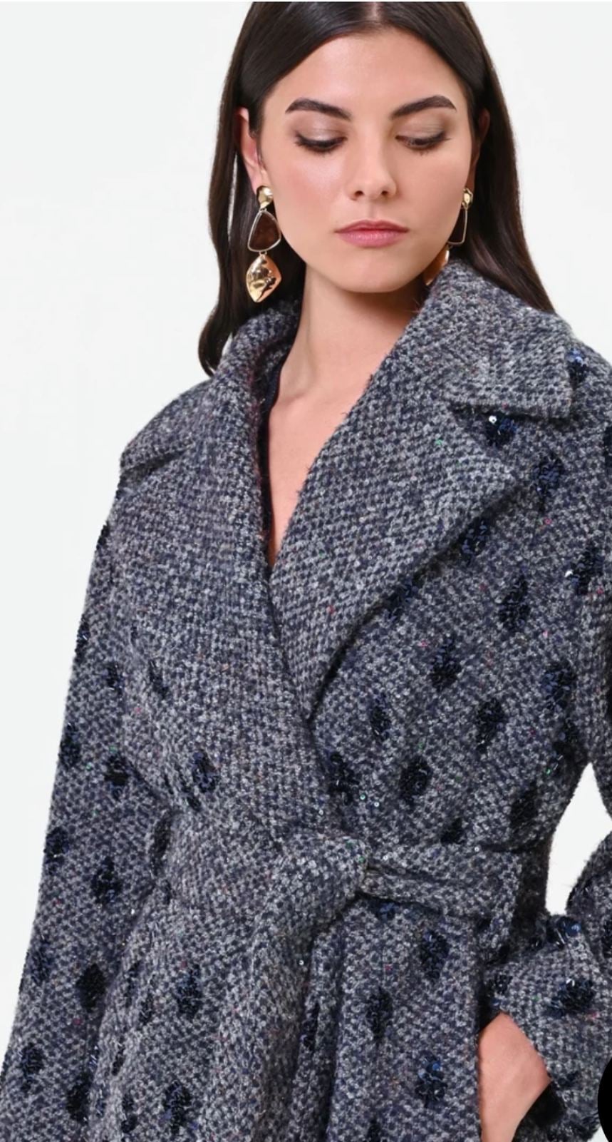 GIORGIA PALMAS SEQUINNED COAT - Image 2