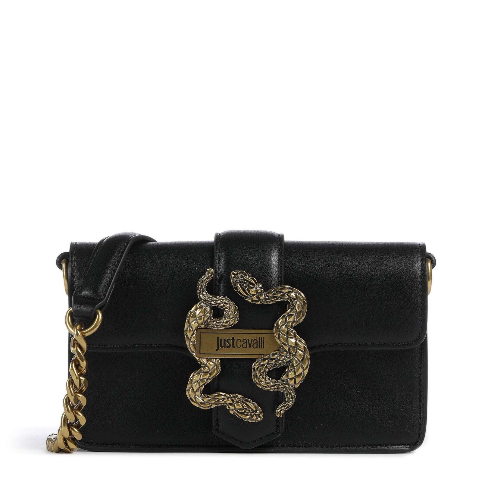 JUST CAVALLI CHAIN-WALLET - BLACK