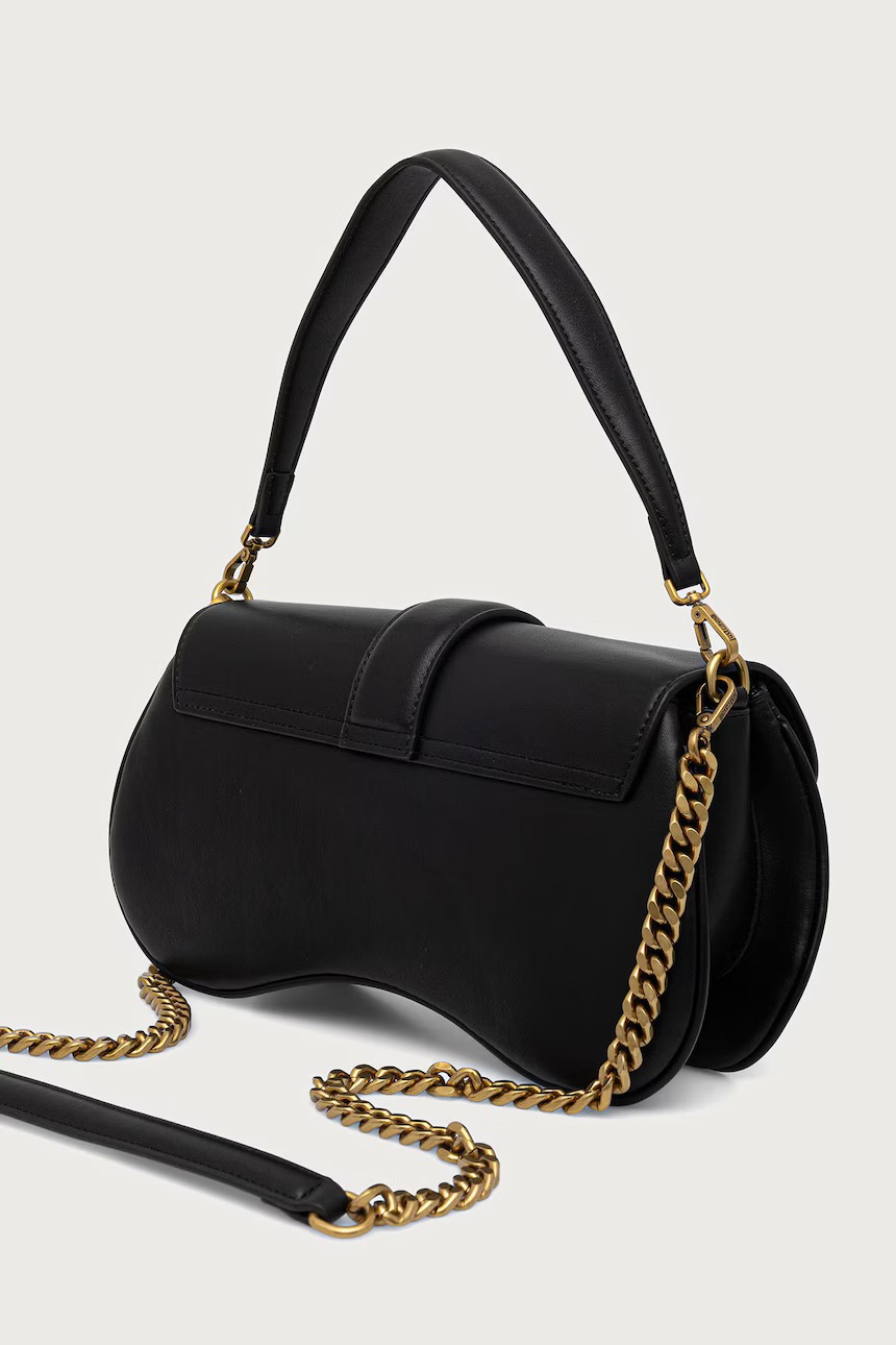 JUST CAVALLI ICONIC SNAKE HANDBAG - BLACK - Image 3